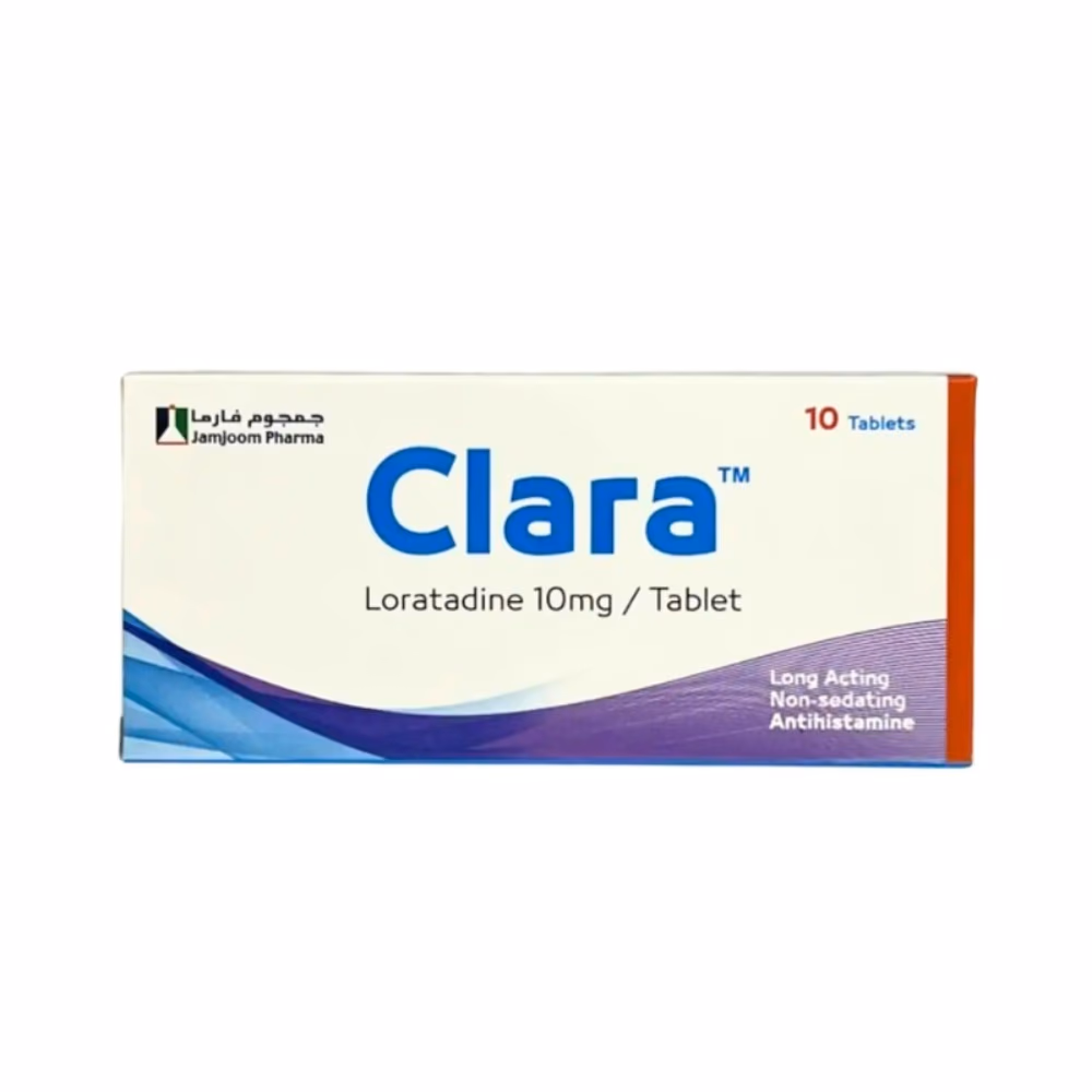 Clara 10mg 10 Tablets – Antihistamine Allergy Relief Medication