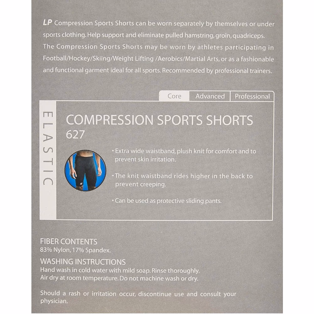 LP 627 Compression Sports Shorts Extra Large 2