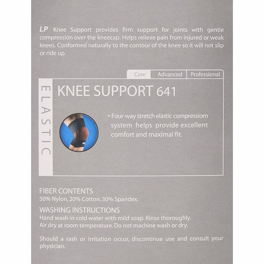 LP 641 Knee Support Medium – Compression Sleeve for Knee Stability & Injury Recovery 2