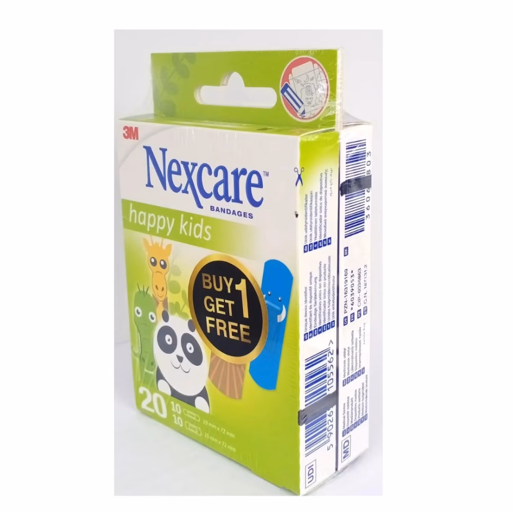 Nexcare Bandages Happy Kids Animal & Monster Combo 1