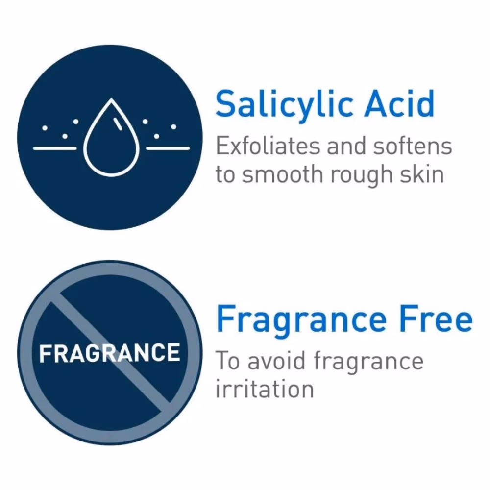 CeraVe SA Cream for Rough & Bumpy Skin 340g – Exfoliating & Moisturizing Body Cream with Salicylic Acid 4