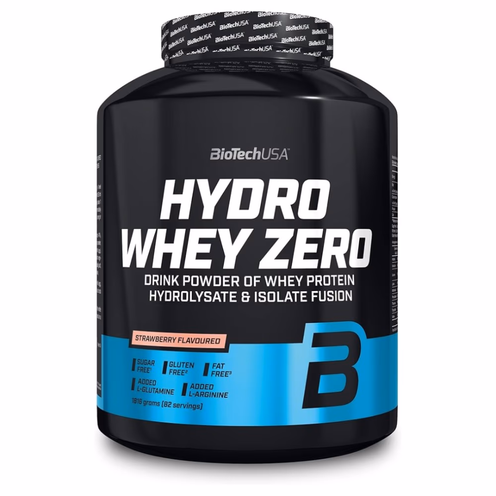 BioTechUSA Hydro Whey Zero Strawberry 1.8kg – Hydrolyzed Whey Protein Powder