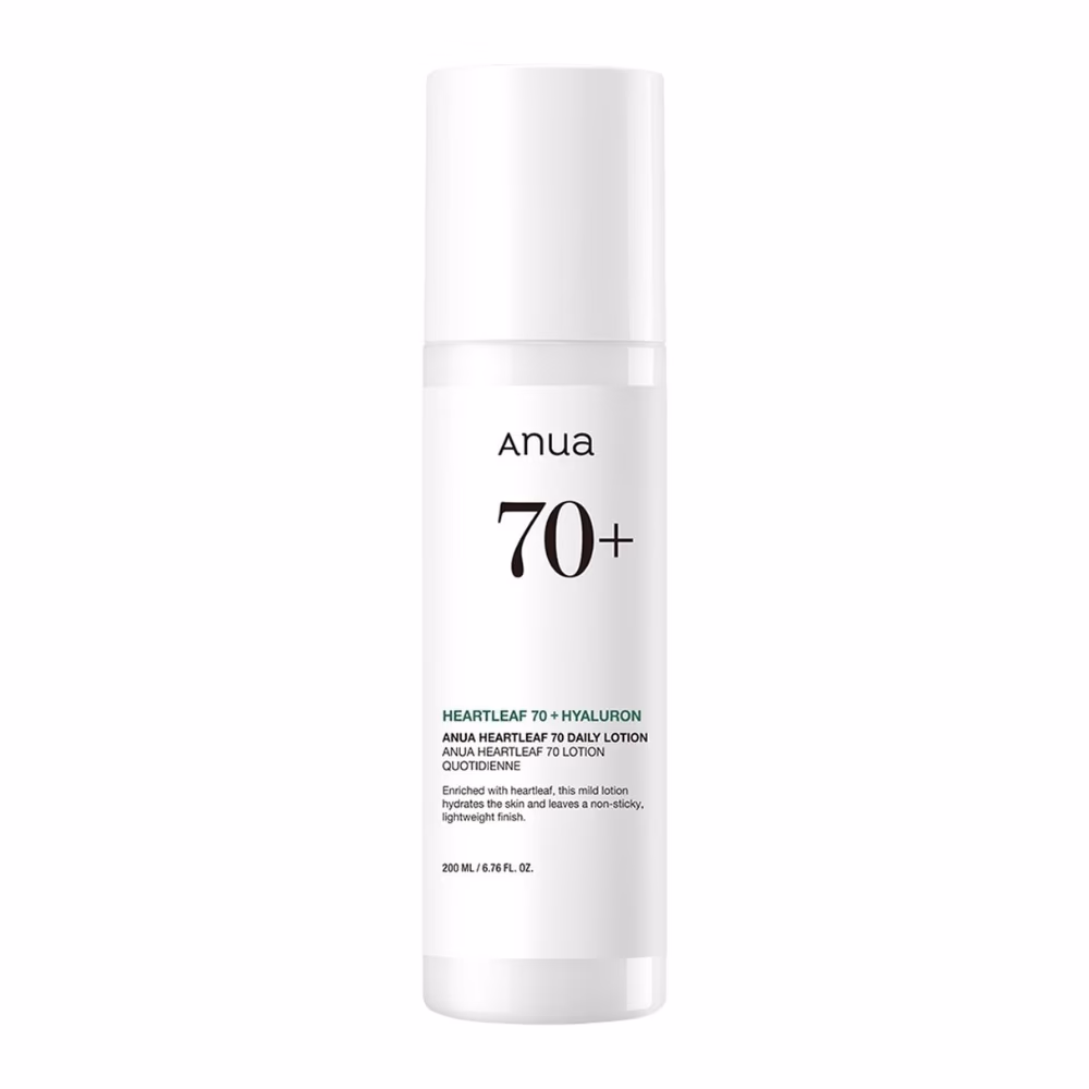 Anua Heartleaf 70% Daily Lotion 200ml - Lightweight Lotion With 70% Heartleaf Extract To Soothe And Moisturize Skin. 1