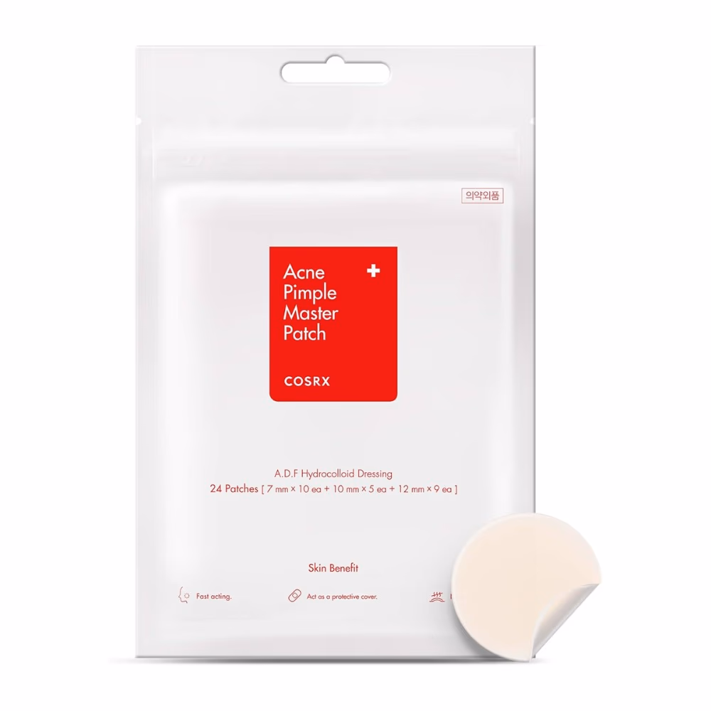 COSRX Acne Pimple Master Patch – 24 Patches Hydrocolloid Patches That Protect, Heal, And Absorb Impurities From Acne Spots. 1