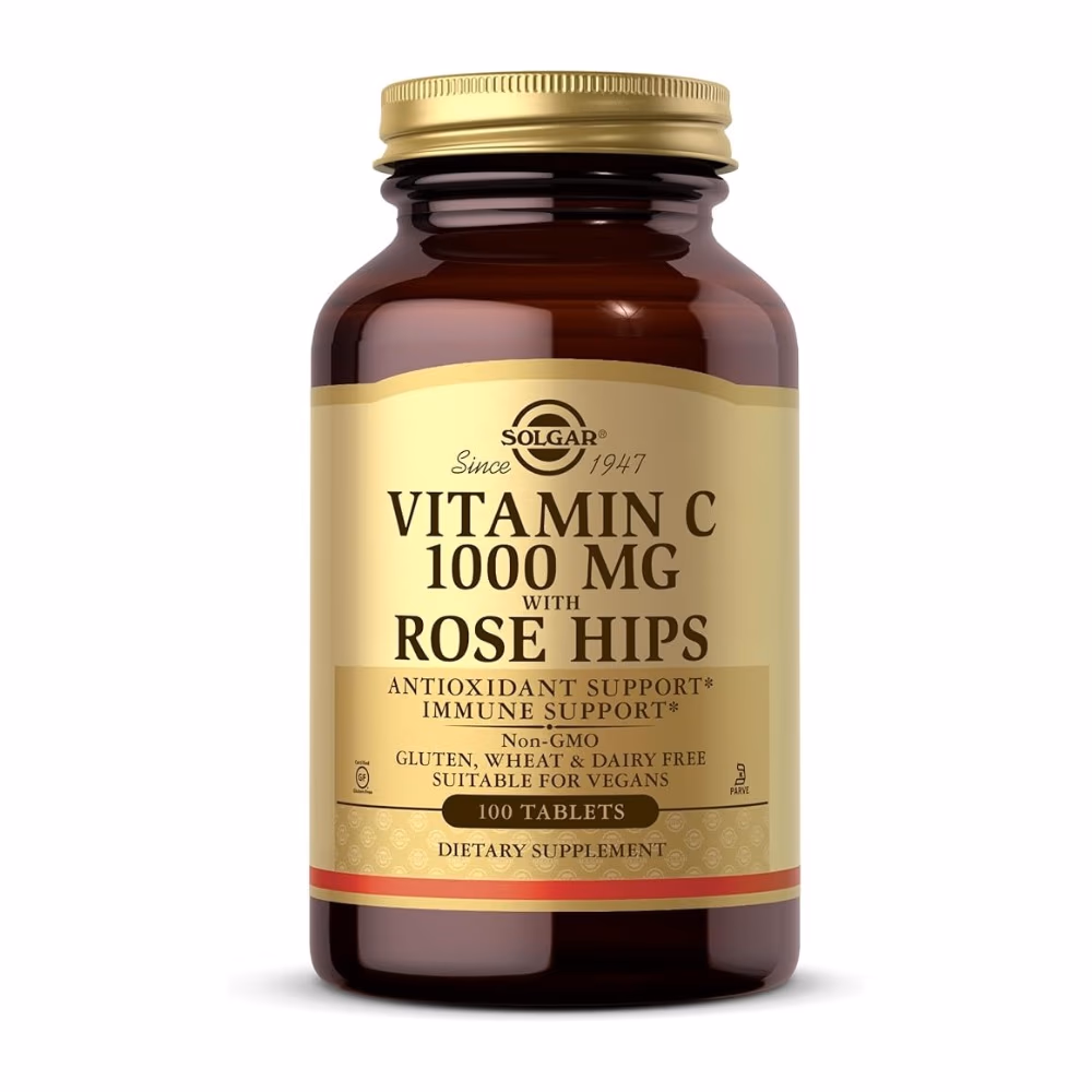 Solgar Vitamin C 1000mg with Rosehips 100 Tablets