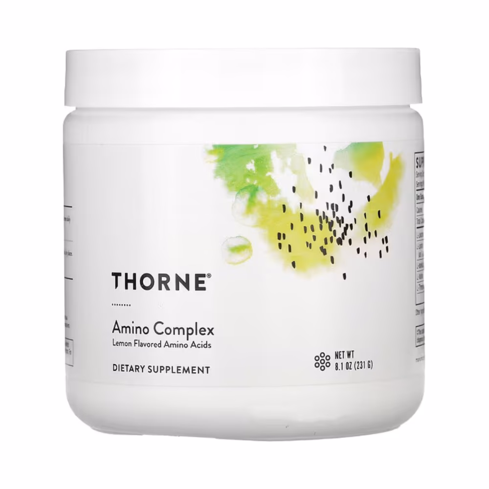 Thorne Amino Complex Powder Lemon 231g – Essential Amino Acid Supplement for Energy & Muscle Recovery 1
