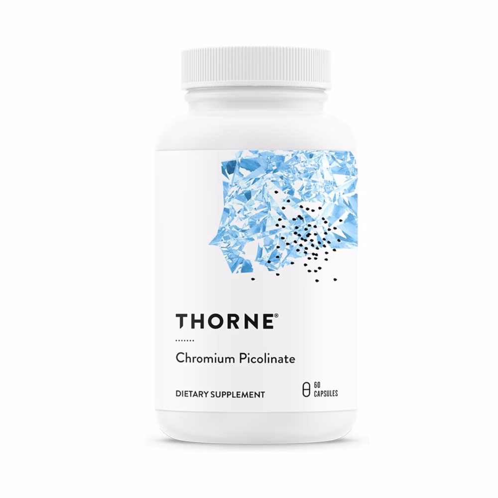 Thorne Chromium Picolinate 60 Capsules – Metabolic & Blood Sugar Support Supplement 1
