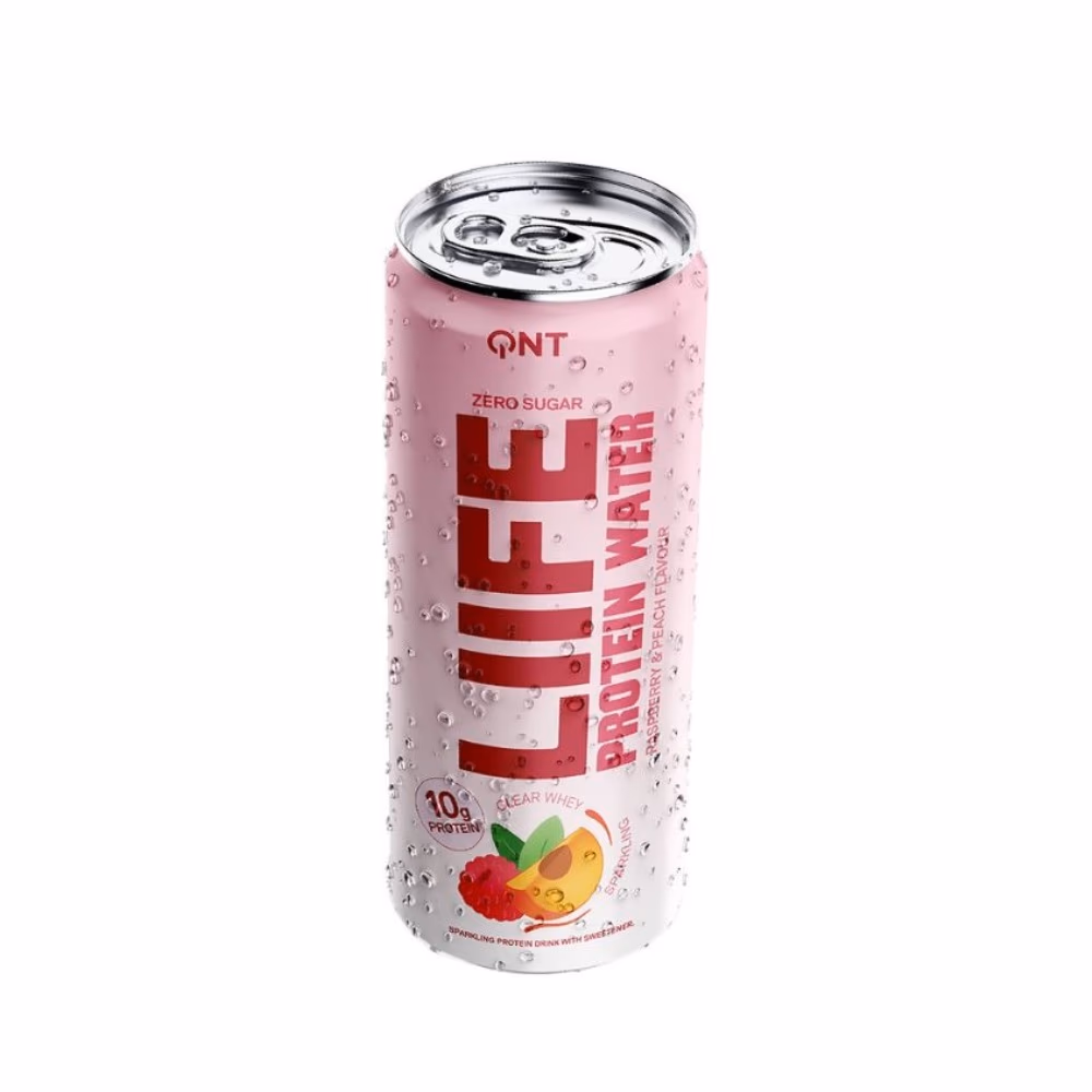 QNT Liife Protein Water Raspberry And Peach 330ml 1