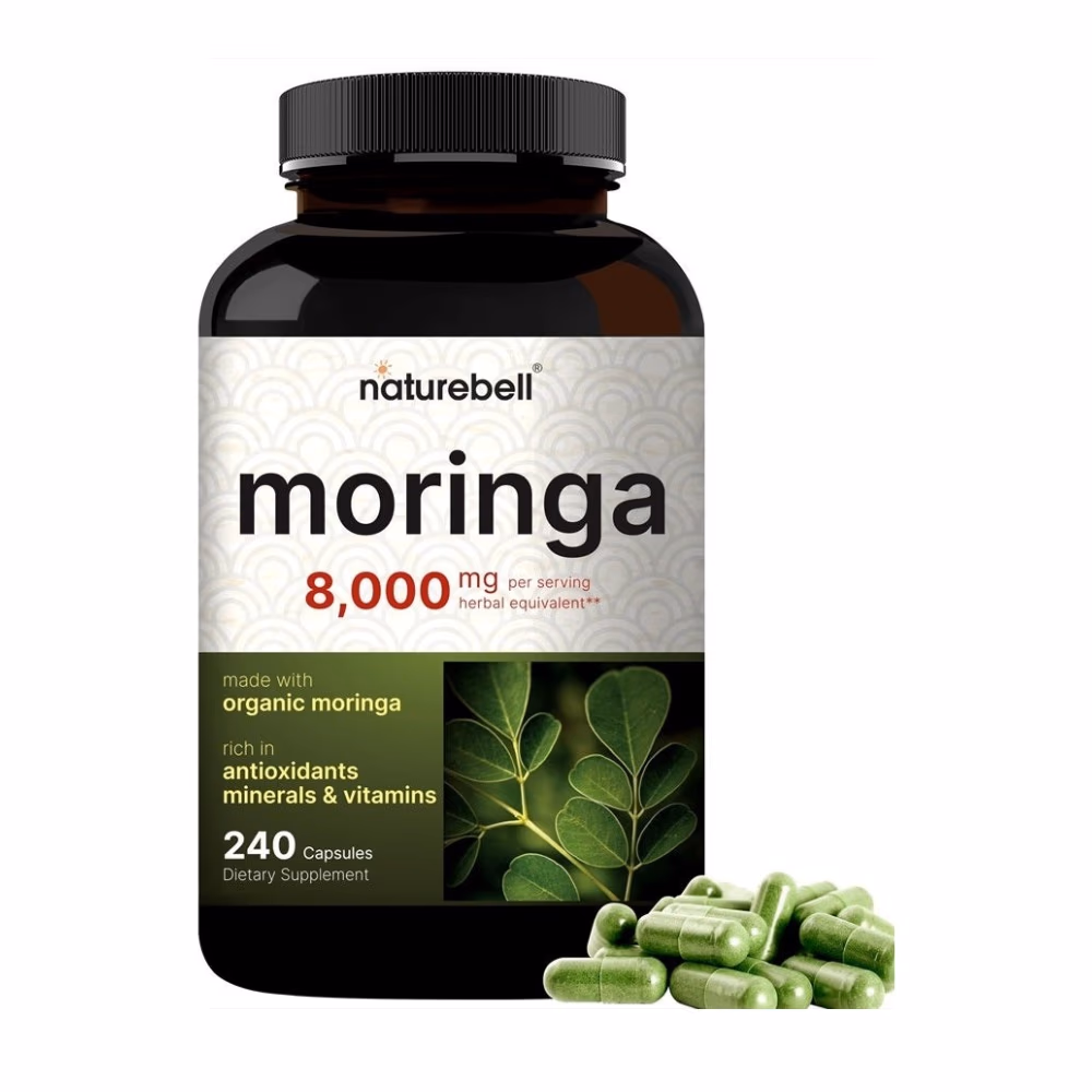 NatureBell Moringa 8000mg 240 Capsules 1
