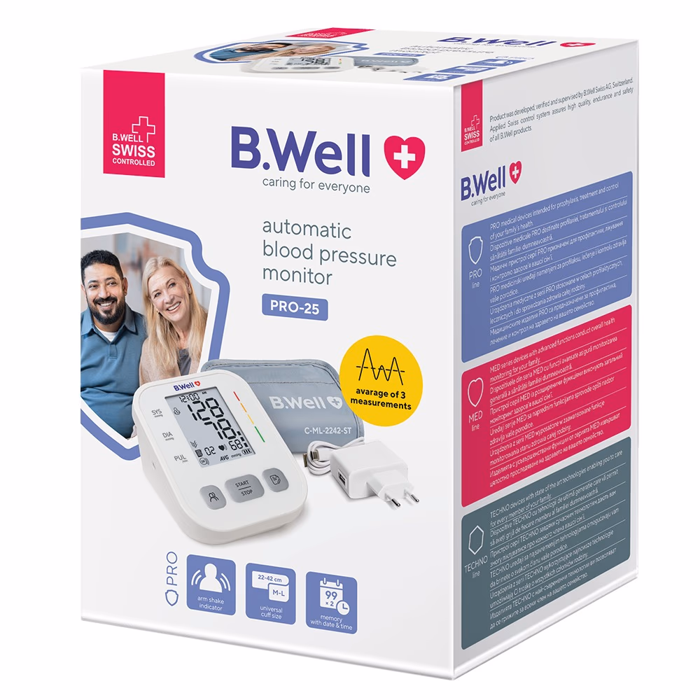 B.Well Automatic Blood Pressure Monitor Pro-25 1