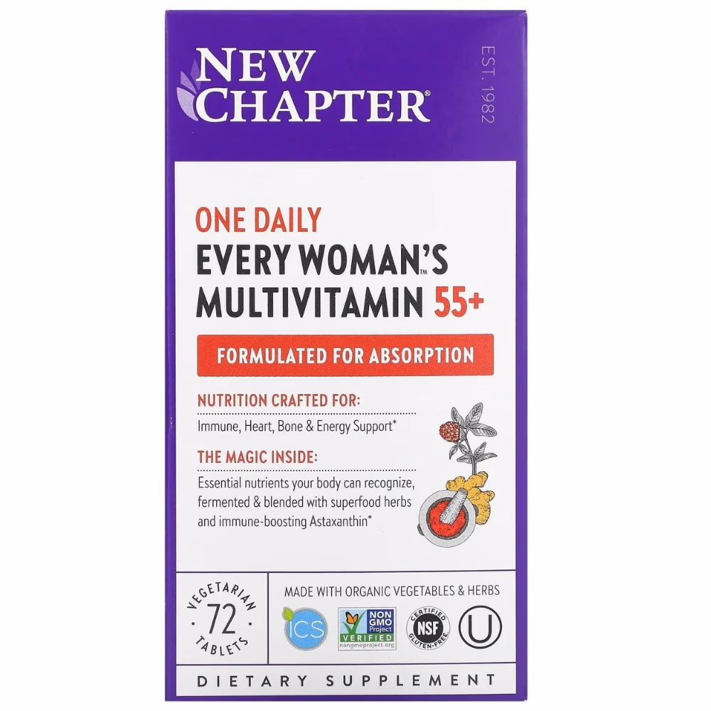 New Chapter 55+ Every Woman’s Multivitamin 72 Tablets  1