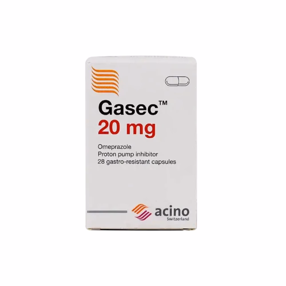 Gasec 20mg Capsules | Pack of 28
