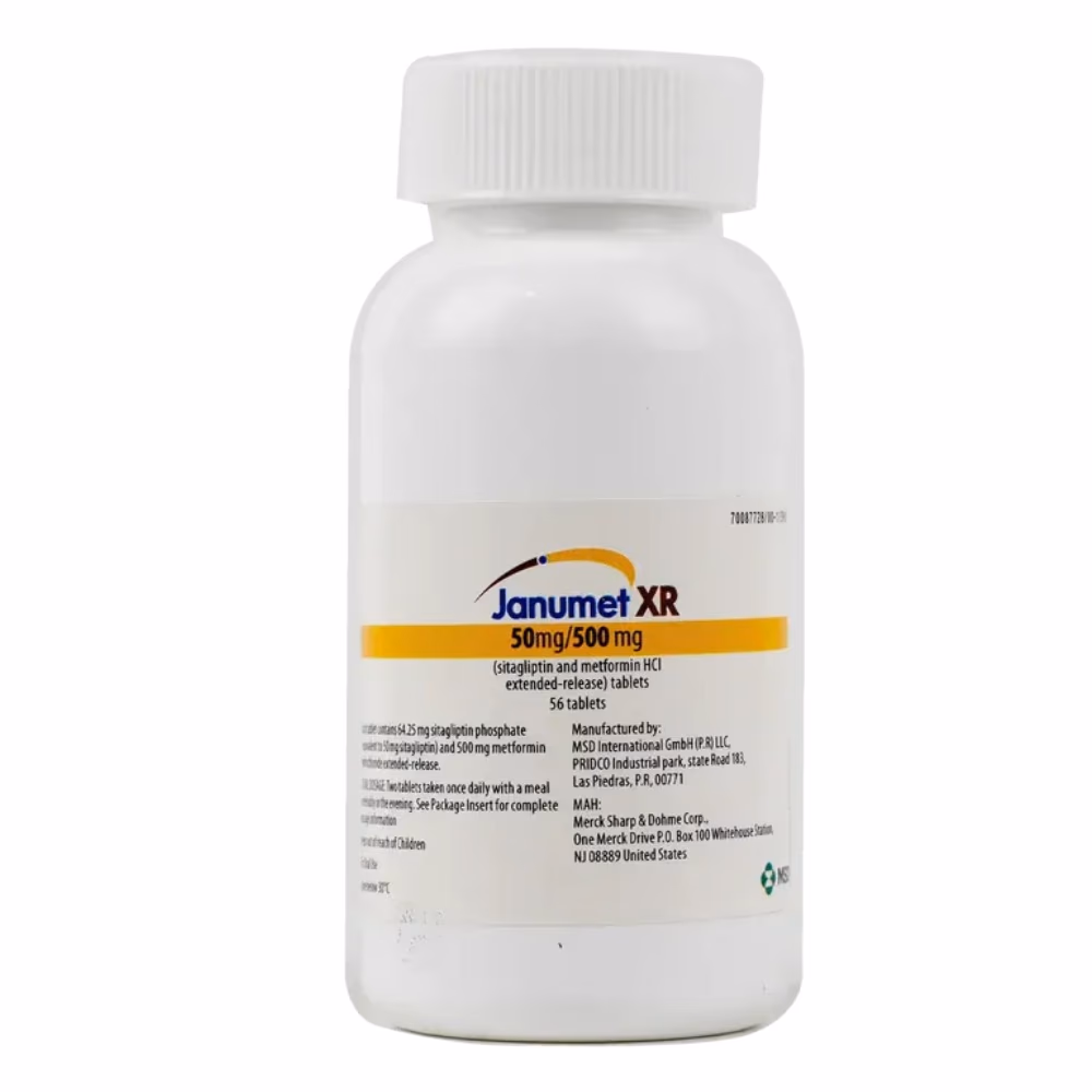 Janumet XR 50mg/500mg | Pack of 56 Tablets 1