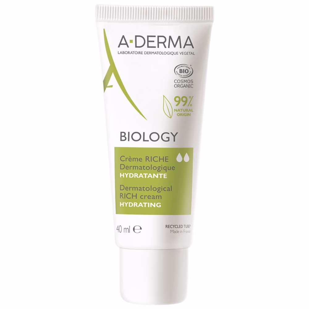 A-Derma Biology Hydrating Dermatological Rich Cream (40ml) 1