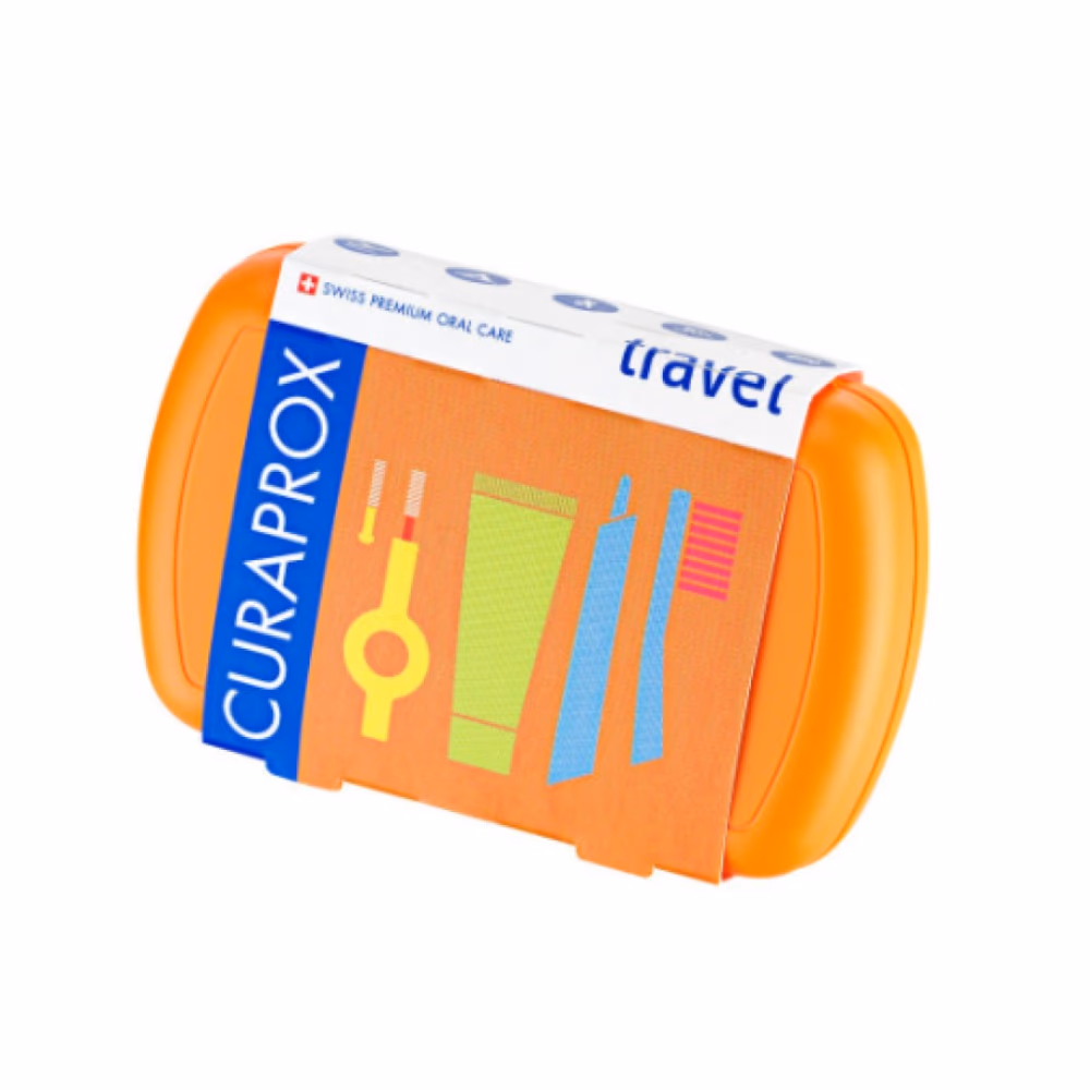 Curaprox Oral Care Travel Set (Orange)