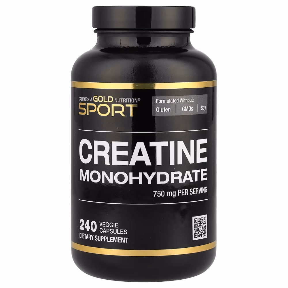 California Gold Sport Creatine Monohydrate Capsules (240 Count)