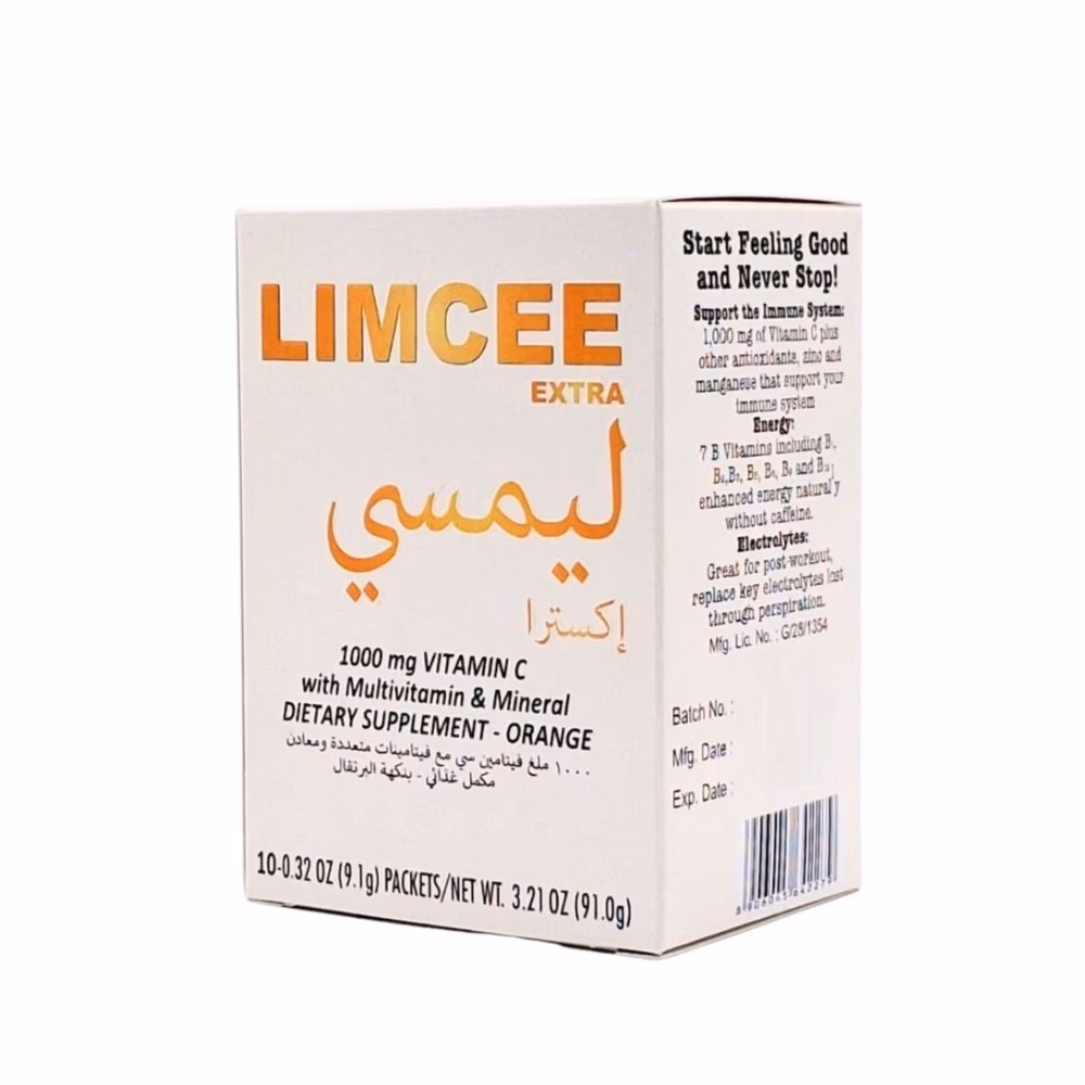 Limcee Extra 1000mg Vitamin C Sachets (10 Count) 3