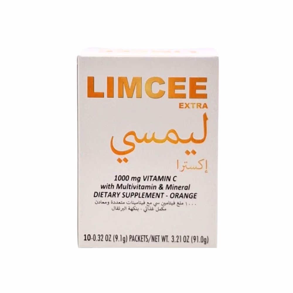 Limcee Extra 1000mg Vitamin C Sachets (10 Count) 1