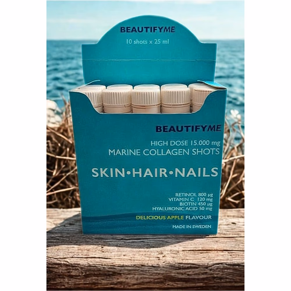 BeautifyMe Marine Collagen Shots - Apple Flavor (10 x 50ml) 4
