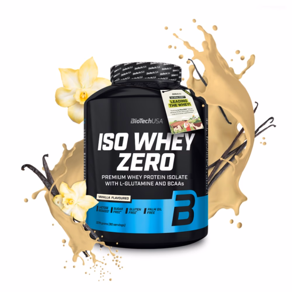 BioTechUSA Iso Whey Zero Vanilla 1816g: Lactose-Free Whey Protein Isolate 4