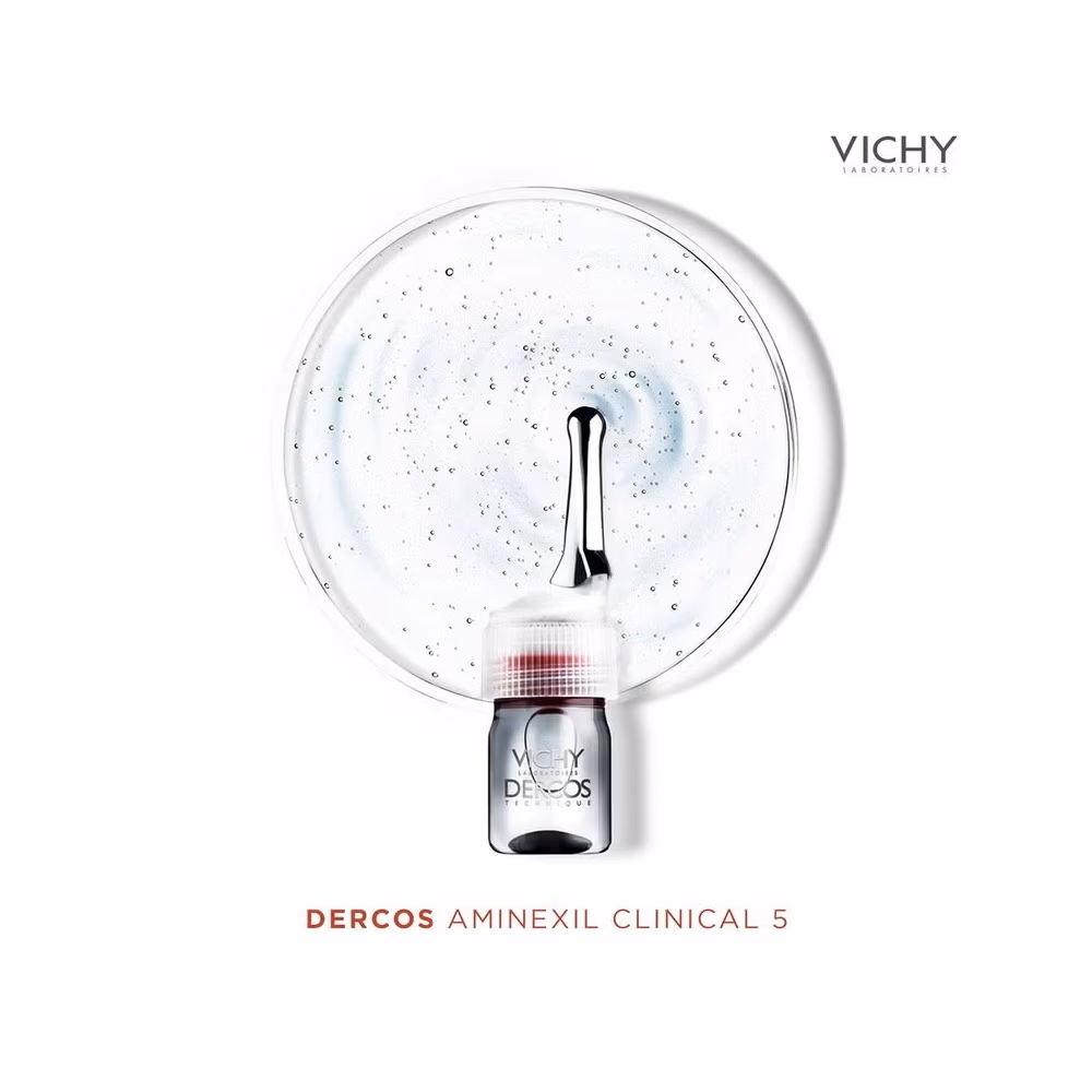 Vichy Dercos Aminexil Clinical 5 Hair Loss Treatment for Men 21 Vials 2