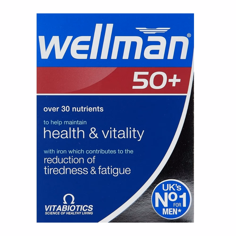 Vitabiotics Wellman 50+ 30 Tablets