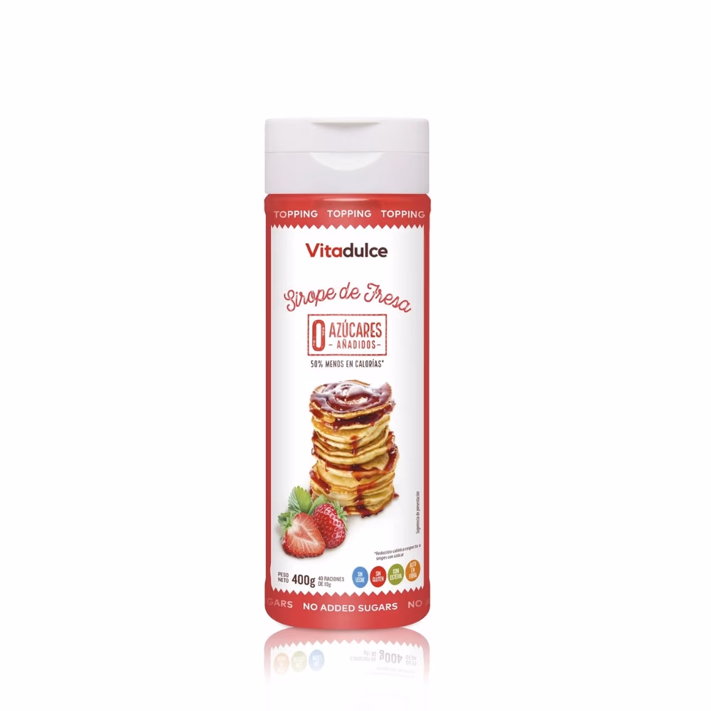 Vitadulce Strawberry Syrup 400g 1