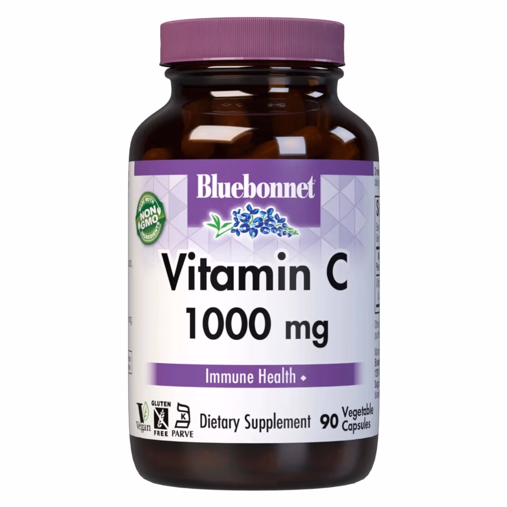 Bluebonnet Vitamin C 1000mg 90 Veg Caps