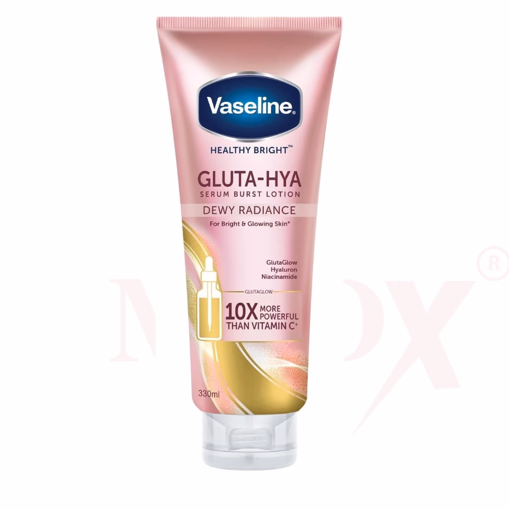 Vaseline Healthy Bright Gluta-Hya Serum Burst Lotion Dewy Radiance 330ml