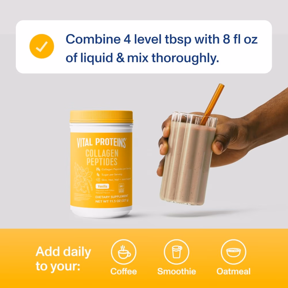 Vital Protein Collagen Peptides Vanilla Flavor 327gm 5