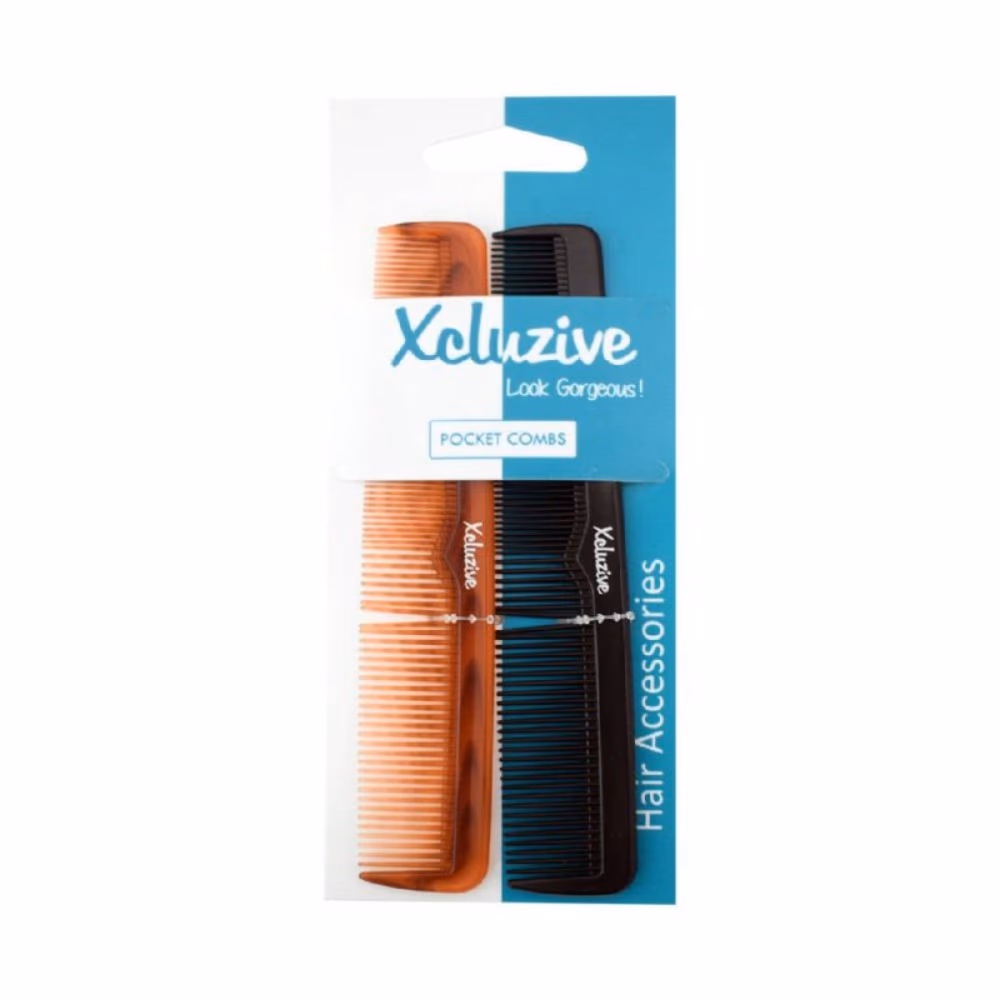 Xcluzive Twin Pack Pocket Comb