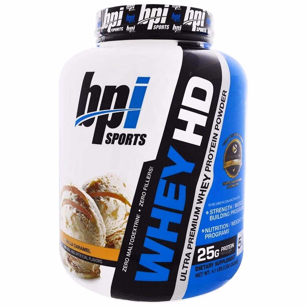 BPI Whey HD Vanilla Caramel 4.1lb