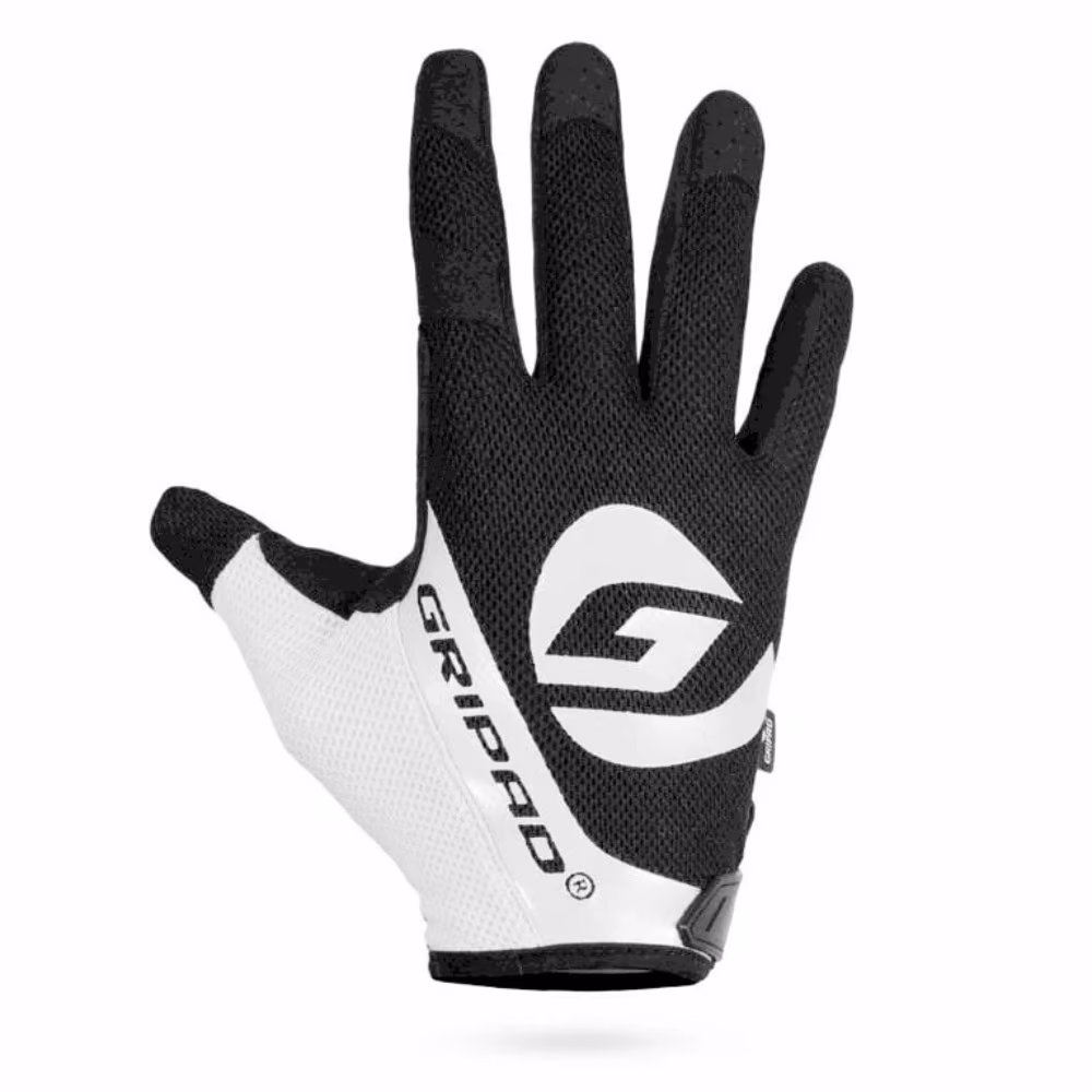 Gripad Airflow Gloves - Black and White - Medium 1