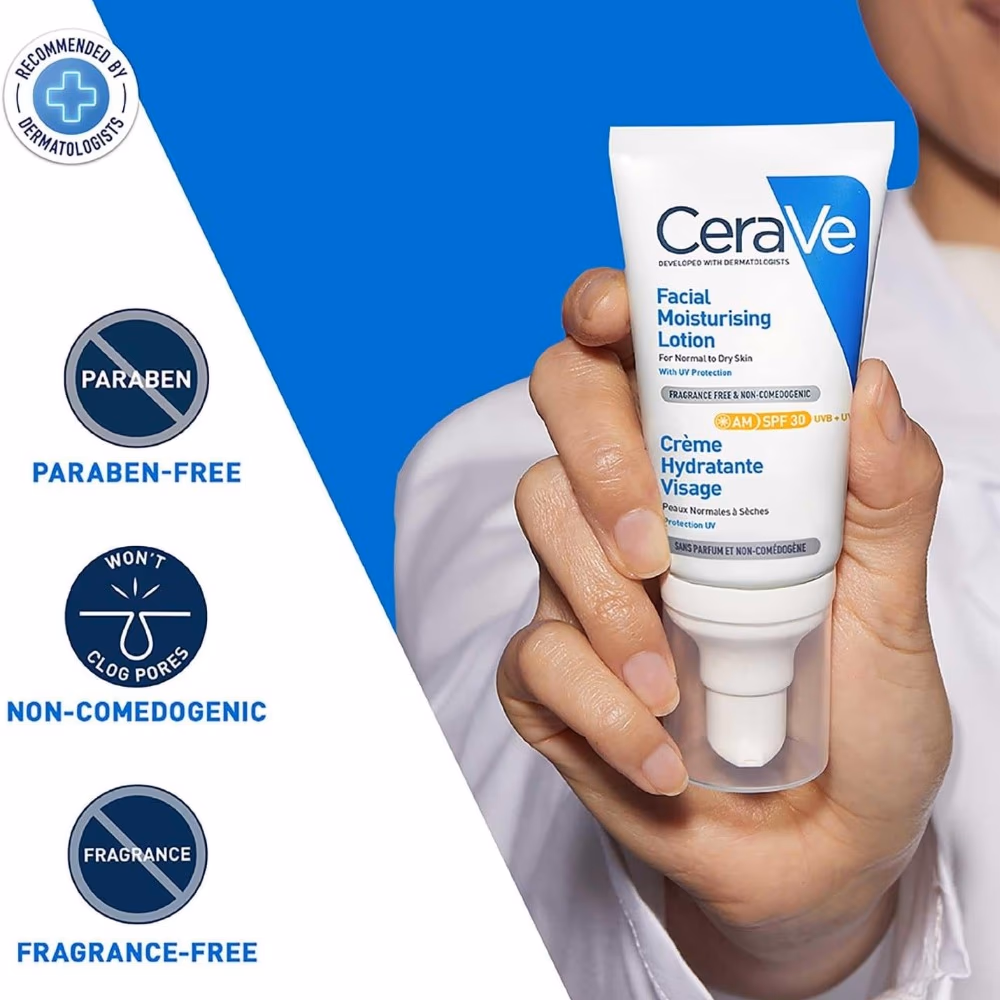 CeraVe AM Facial Moisturizing Lotion SPF 30 60ml  3