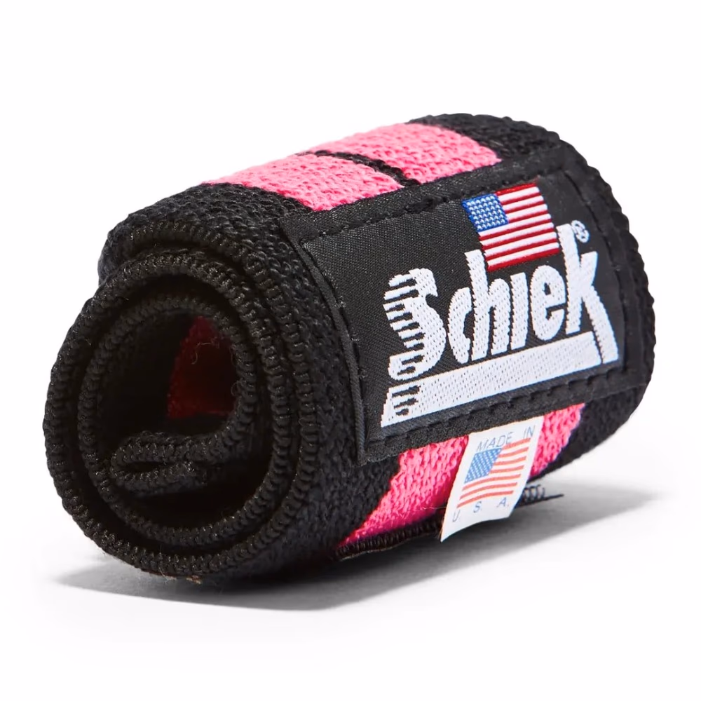 Schiek Wrist Wrap 12" Pink Line 1112P 1