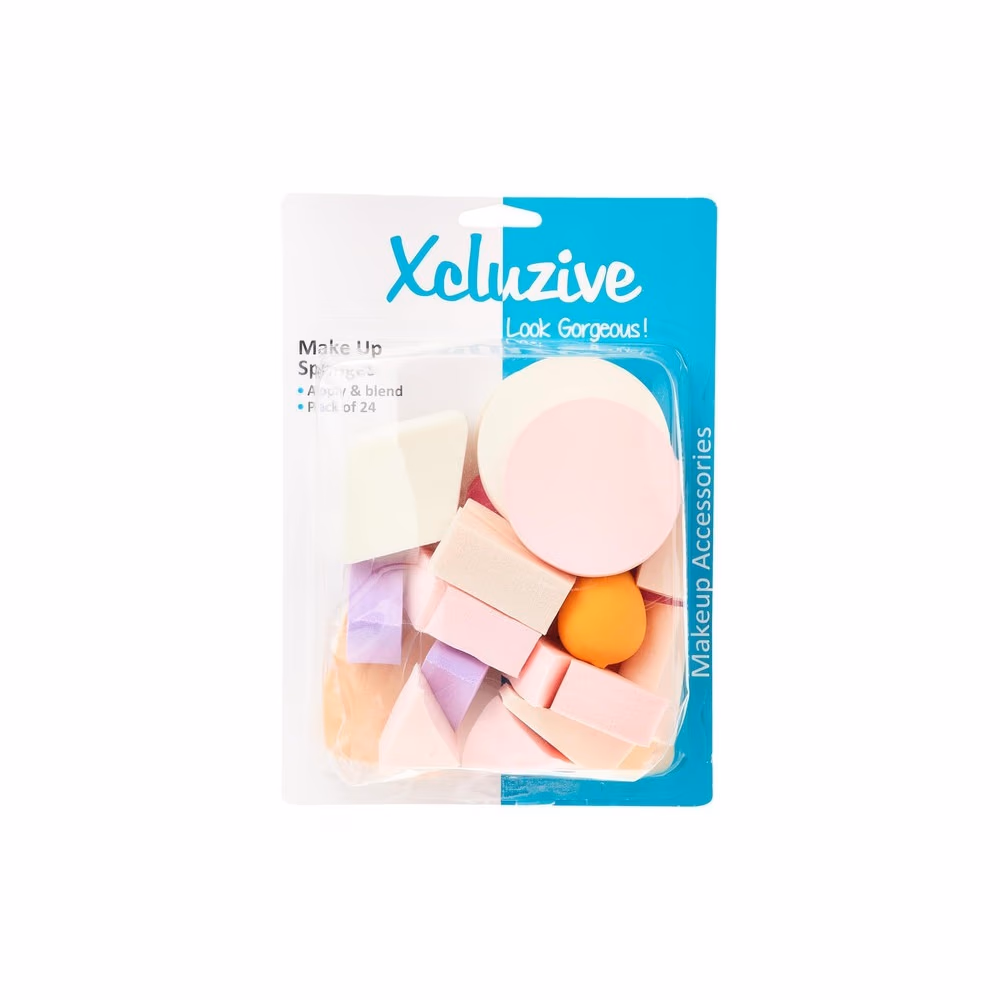 Xcluzive Makeup Assorted Sponges 24S