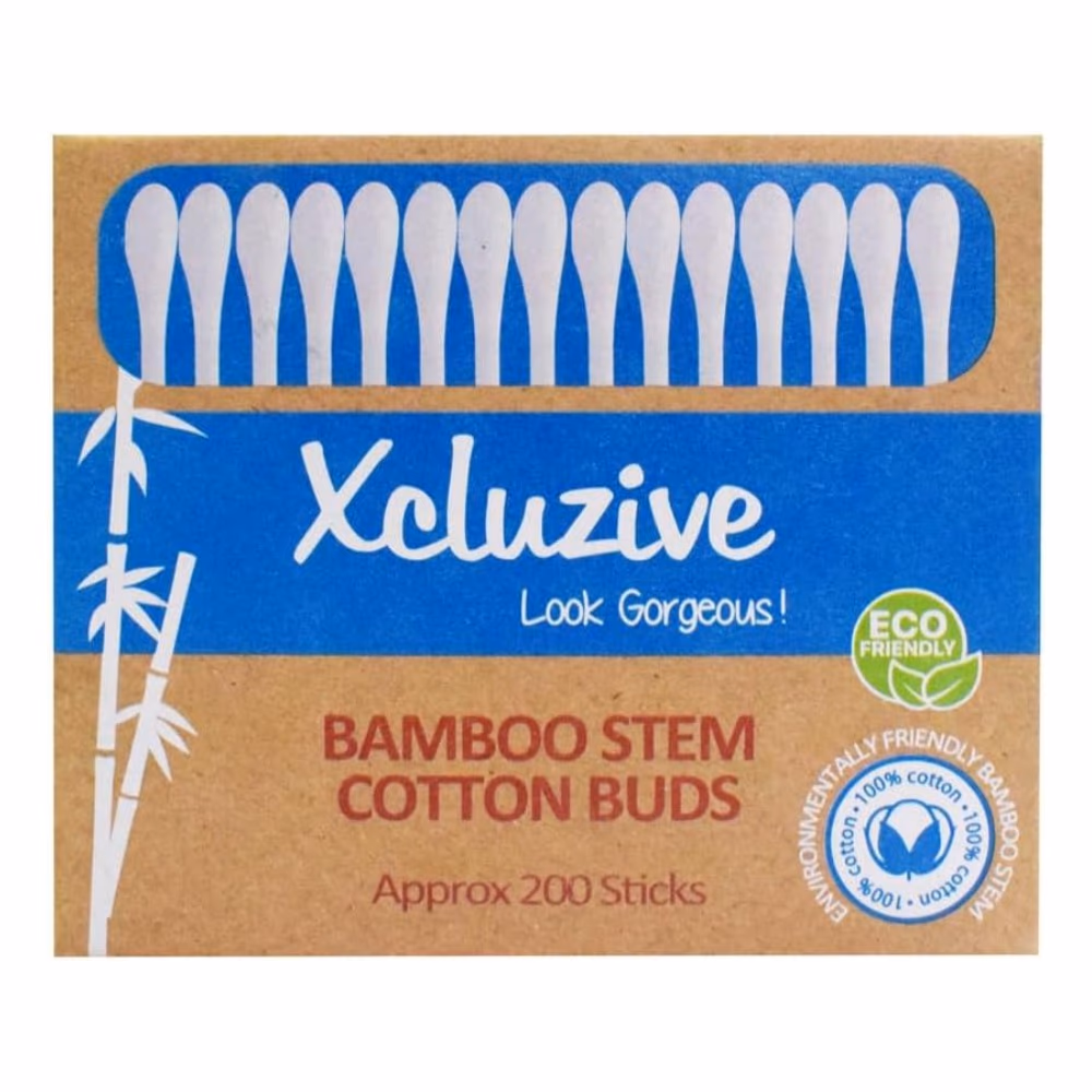 Xcluzive Bamboo Stem Cotton Buds 200 pcs 1