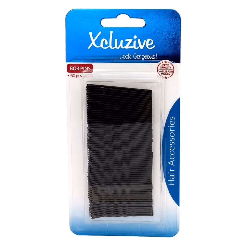 Xcluzive Black Small Bob Pins 60s