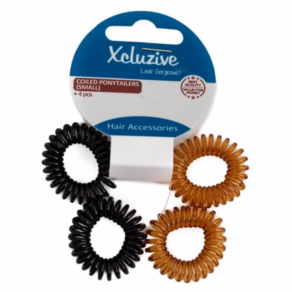 Xcluzive Coiled Ponytailers Small 4S 1