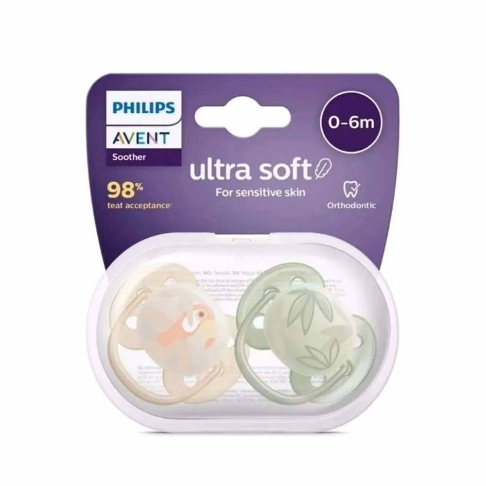 Philips Avent Pacifier Soft Mix Deco 0 to 6 Months Boy