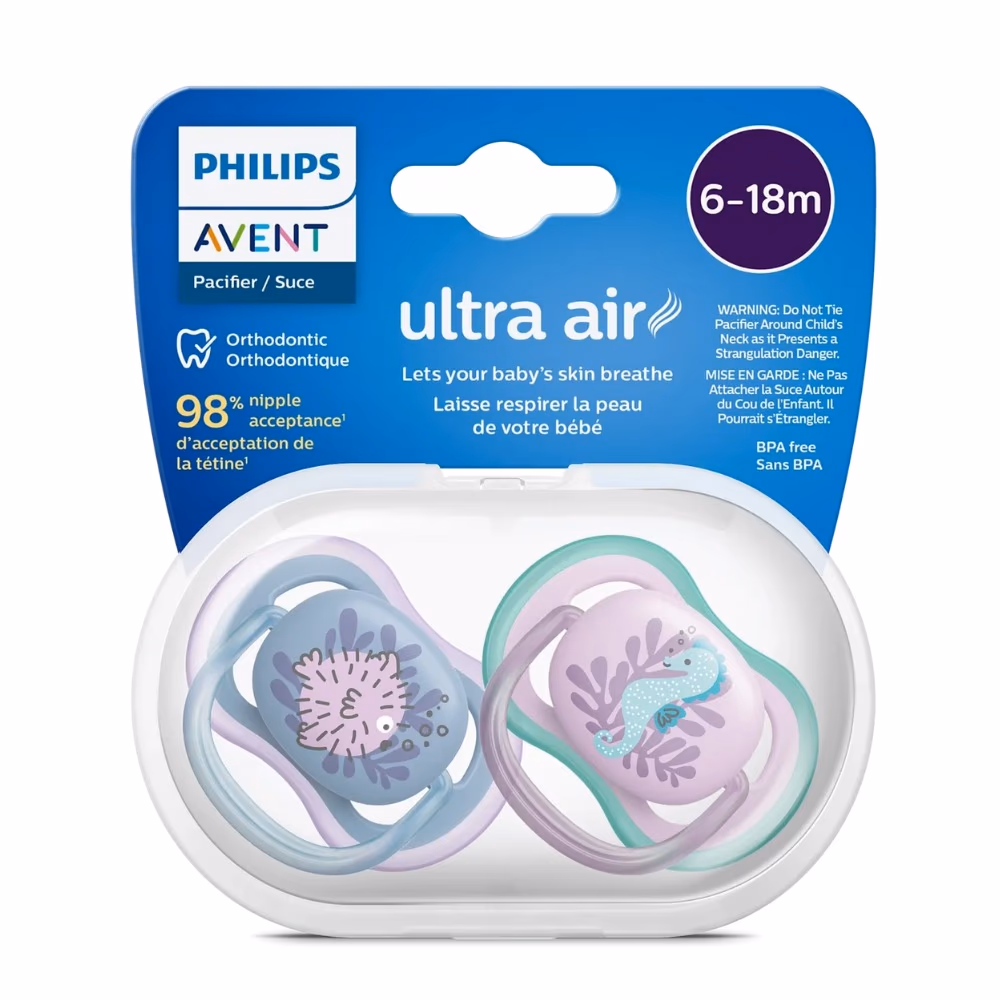 Philips Avent SCF 085/61 Ultra Air Pacifier 6-18M Girl 1