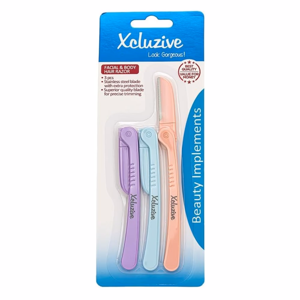 Xcluzive Facial & Body Hair Razor 3PCS 1