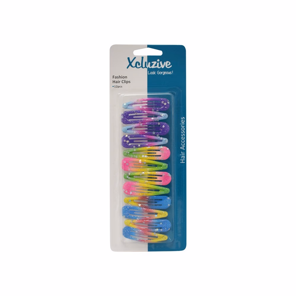 XCLUSIVE FASHION HAIR CLIPS 12S