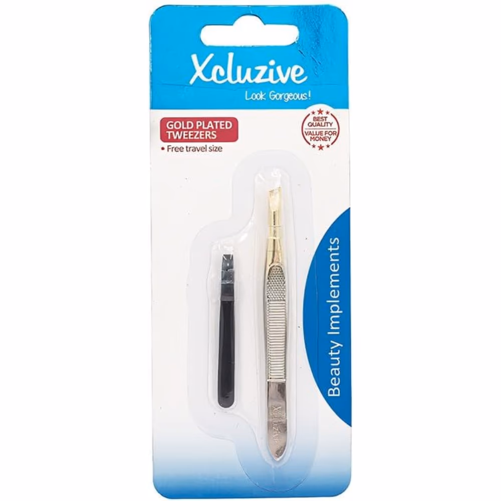 Xcluzive Gold Slant Tweezers