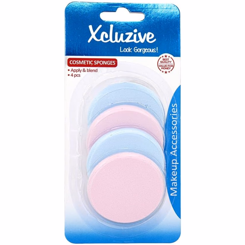 Xcluzive Latex Cosmetic Sponges Round