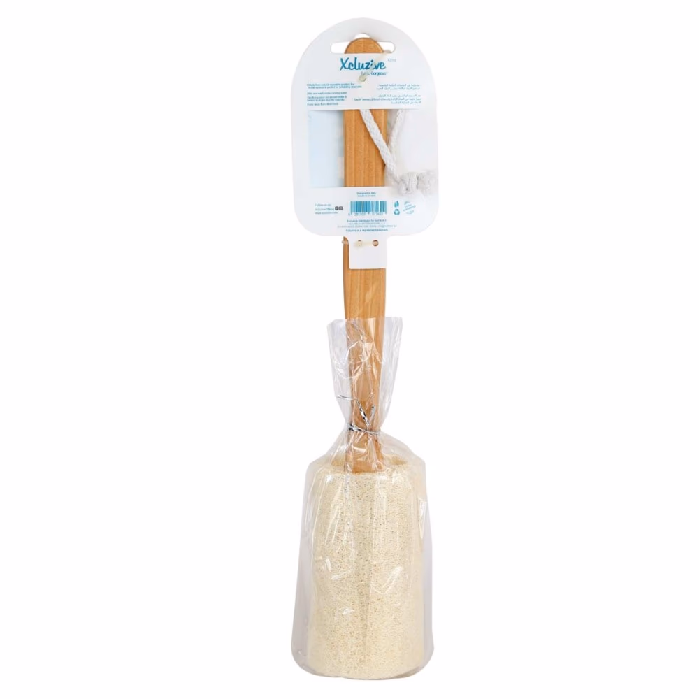 Xcluzive Loofah Bath Sponge with Handle 1