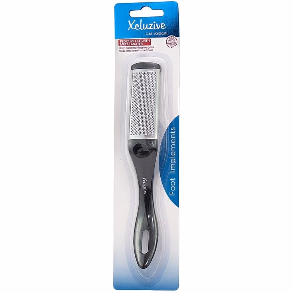 Xcluzive Pedicure File with Metal Grater 1