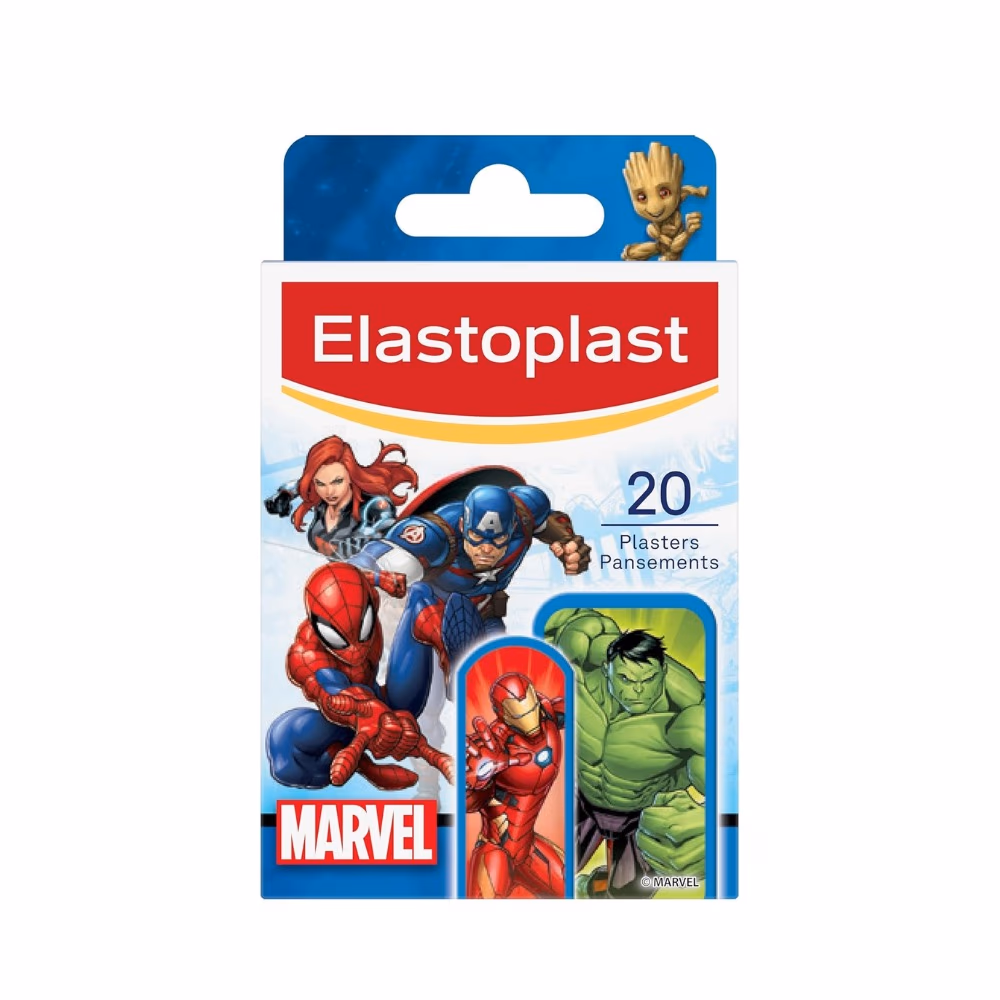 Elastoplast Kids Marvel Plasters - 20s 1