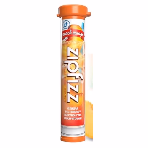 Zipfizz Electrolyte Multivitamin 11g Peach Mango 1