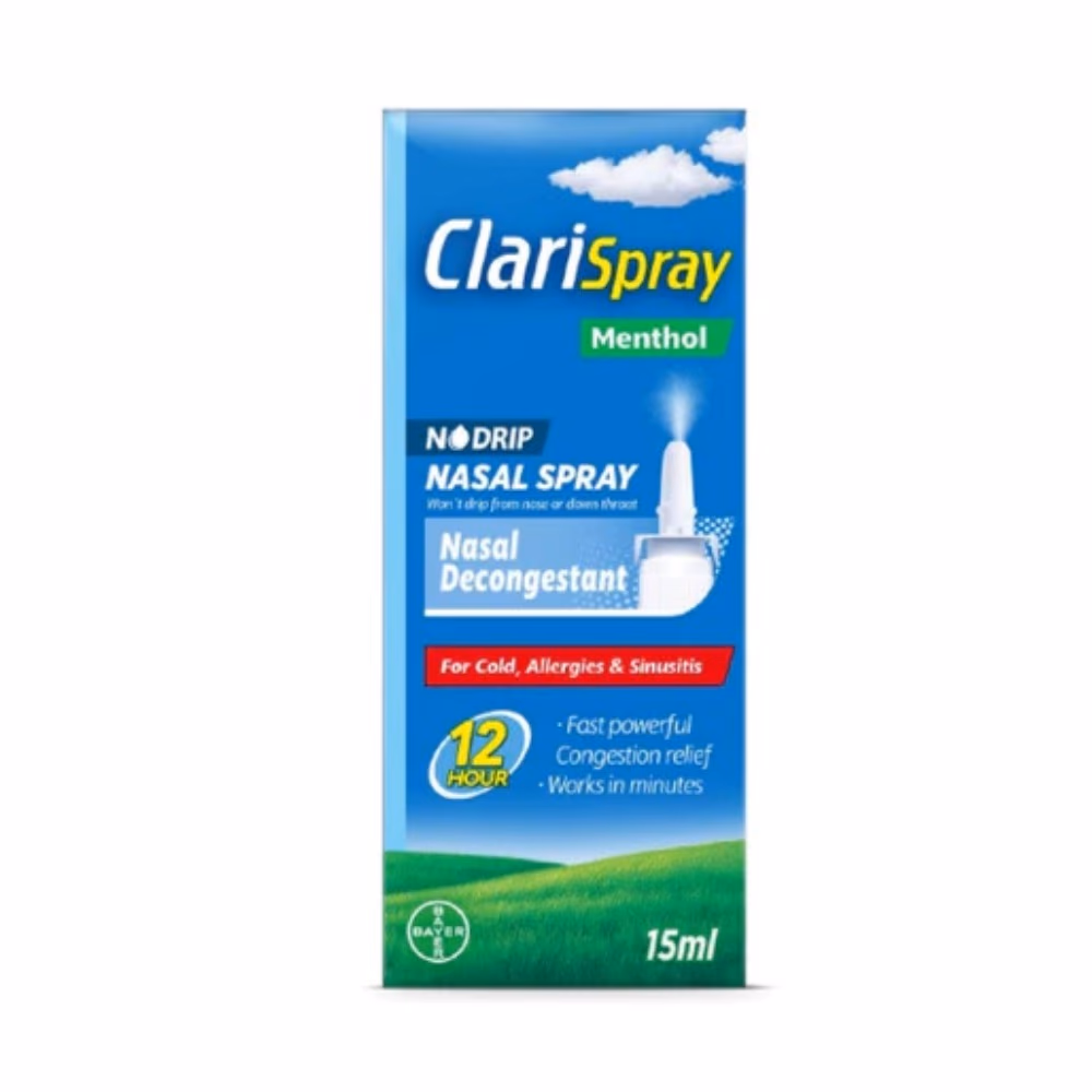 Clarispray Nasal Spray Menthol 15ml